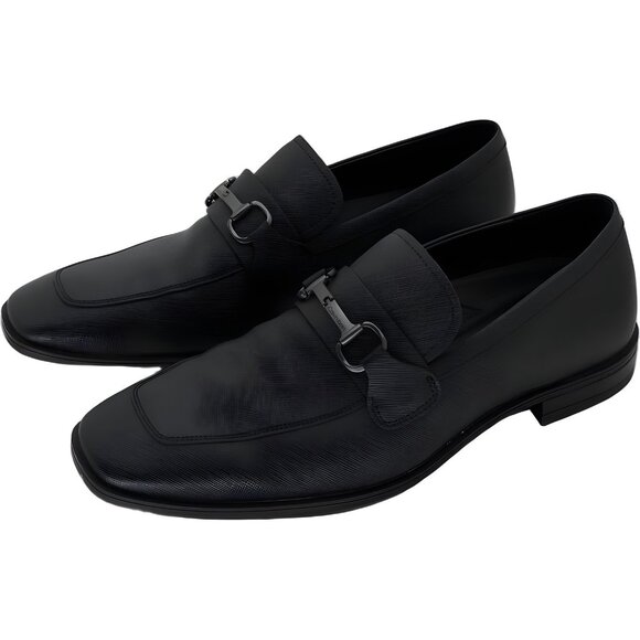 Calvin Klein Men's Malcome Loafer Slip-On Black Shoes Size 11.5M - Picture 2 of 6